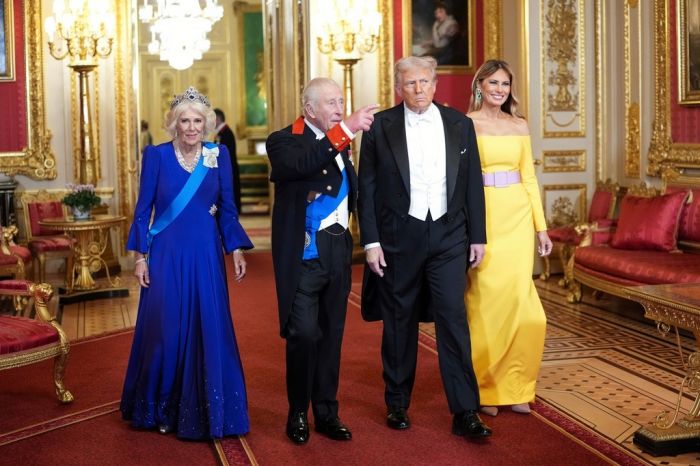 APTOPIX Trump Britain Royals