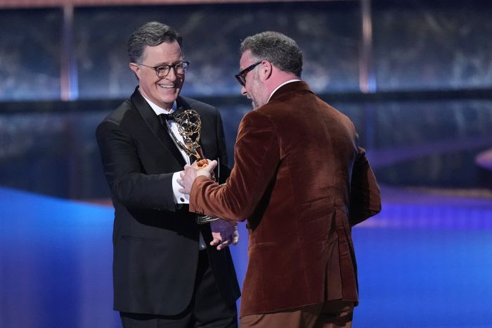 Stephen Colbert,Seth Rogen