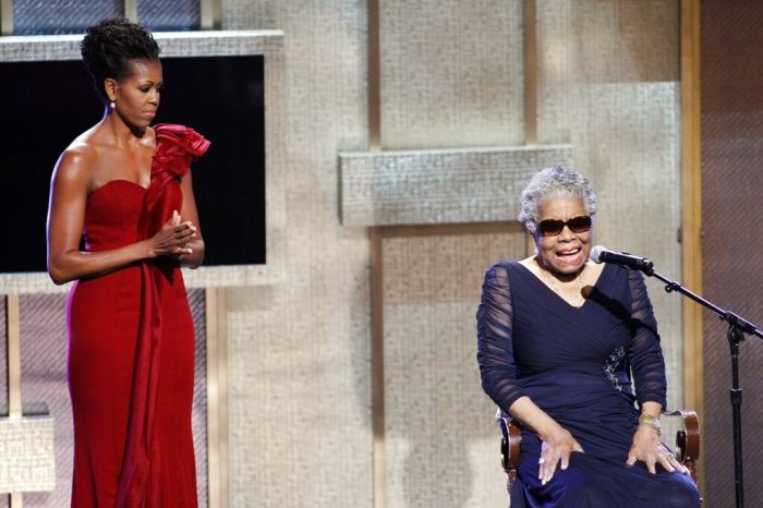 Michelle Obama, Maya Angelou