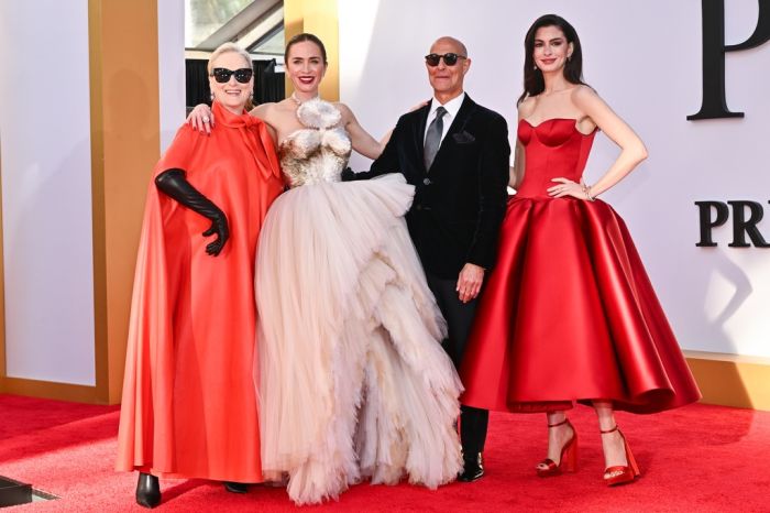 Meryl Streep,Emily Blunt,Stanley Tucci,Anne Hathaway