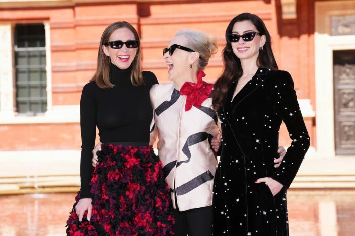 Emily Blunt,Meryl Streep,Anne Hathaway