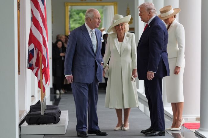 Donald Trump,Melania Trump,King Charles III,Queen Camilla
