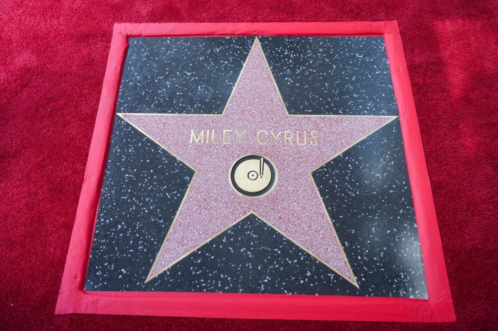 Miley Cyrus Walk of Fame