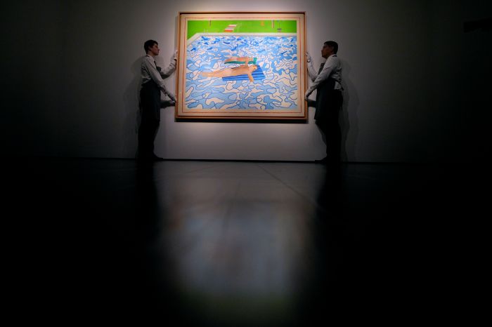 APTOPIX Britain Art Auction