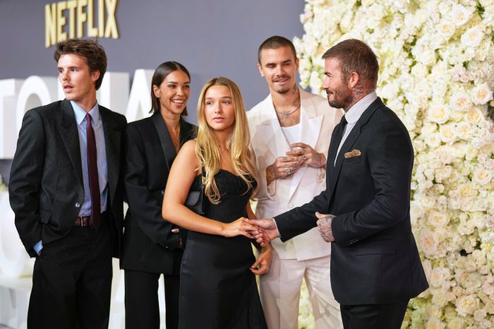 Cruz Beckham,Jackie Apostel,Romeo Beckham,Harper Beckham,David Beckham