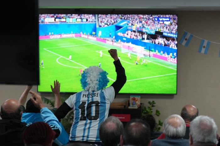 APTOPIX Argentina WCup Soccer Reaction