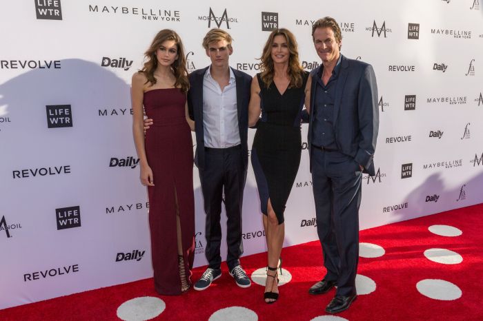 Cindy Crawford,Rande Gerber,Kaia Jorden Gerber,Presley Walker Gerber