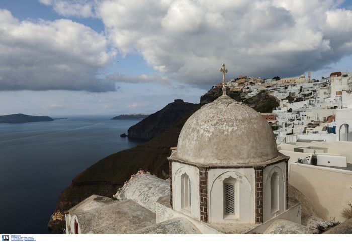 ÊÁÈÇÌÅÑÉÍÏÔÇÔÁ ÓÔÏ ÍÇÓÉ ÔÇÓ ÓÁÍÔÏÑÉÍÇÓ ÌÅ ÓÕÍÅ×Ç ÓÅÉÓÌÉÊÇ ÄÑÁÓÔÇÑÉÏÔÇÔÁ