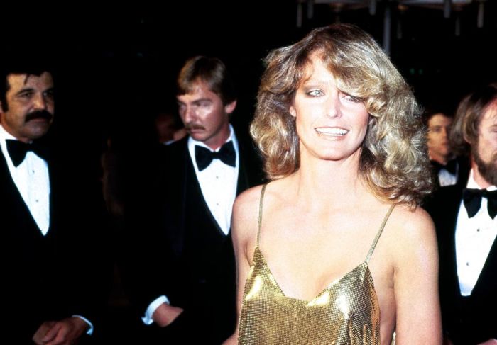 Actress Farrah Fawcett