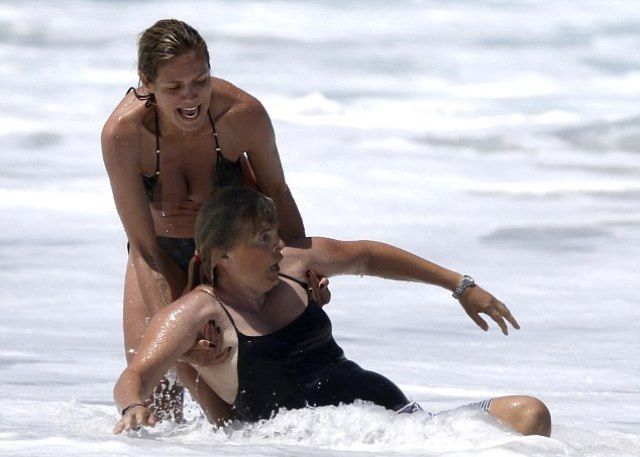 Heidi Klum: Καρέ- καρέ η διάσωση του γιου της από πνιγμό