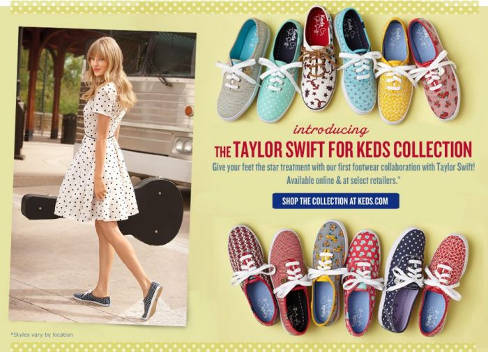 Keds: Τα πιο girlie σχέδια, δια χειρός Taylor Swift