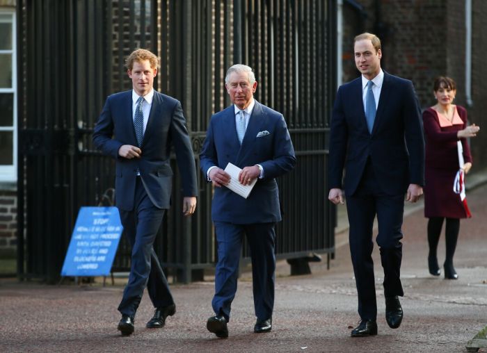 Charles, William, Harry