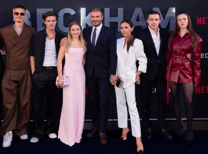 Mia Regan,Romeo Beckham,Cruz Beckham,Harper Beckham,David Beckham,Victoria Beckham,Brooklyn Beckham,Nicola Peltz Beckham,Nicola Peltz,Brooklyn Joseph Beckham