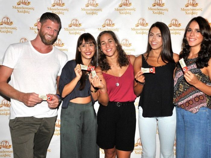 Χρήστος Μποφίλιος, Κατερίνα Μακρίδου-Ωραιοπούλου, Marketing Communications Manager «Μακεδονικός Χαλβάς», Νόρα Δράκου, Στέλλα Αλεξανδρίδου και Κριστέλ Βουρνά