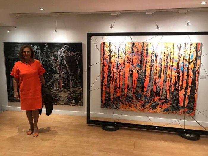 Εγκαινιάστηκε η έκθεση της Μίνας Παπαθεοδώρου Βαλυράκη και της Yumi Hogan