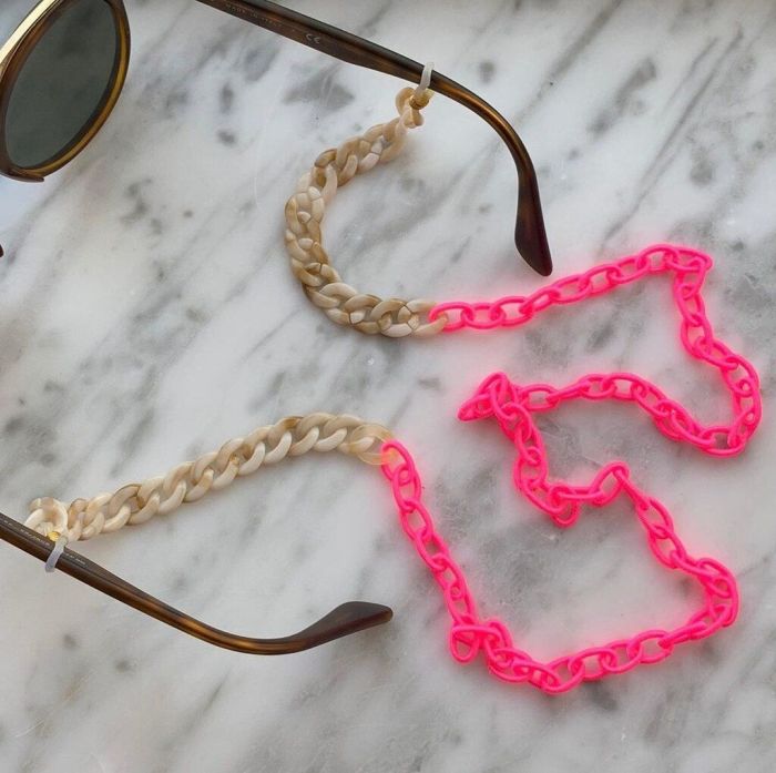 Δίχρωμη αλυσίδα γυαλιών