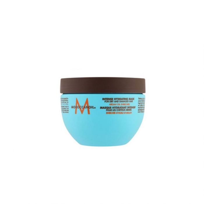 Moroccanoil Intense Hydrating Mask: Ενισχυμένη με έλαιο Argan, αυτή η ενυδατική θεραπεία είναι κατάλληλη για αφυδατωμένα, θαμπά μαλλιά , επαναφέρει την ελαστικότητα των μαλλιών και προσφέρει τη δυνατότητα πιο εύκολου hairstyling. 