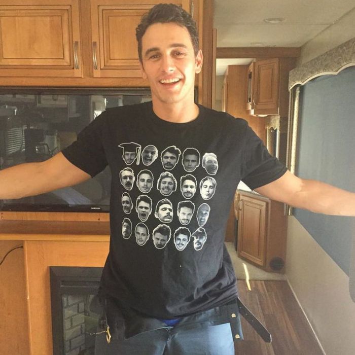 Ο James Franco μας δείνχει τη φάτσα του. Πολλές φορές.