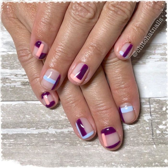 To Color Blocking στα νύχια δεν θα φύγει ποτέ από τη μόδα και έχουμε τις αποδείξεις