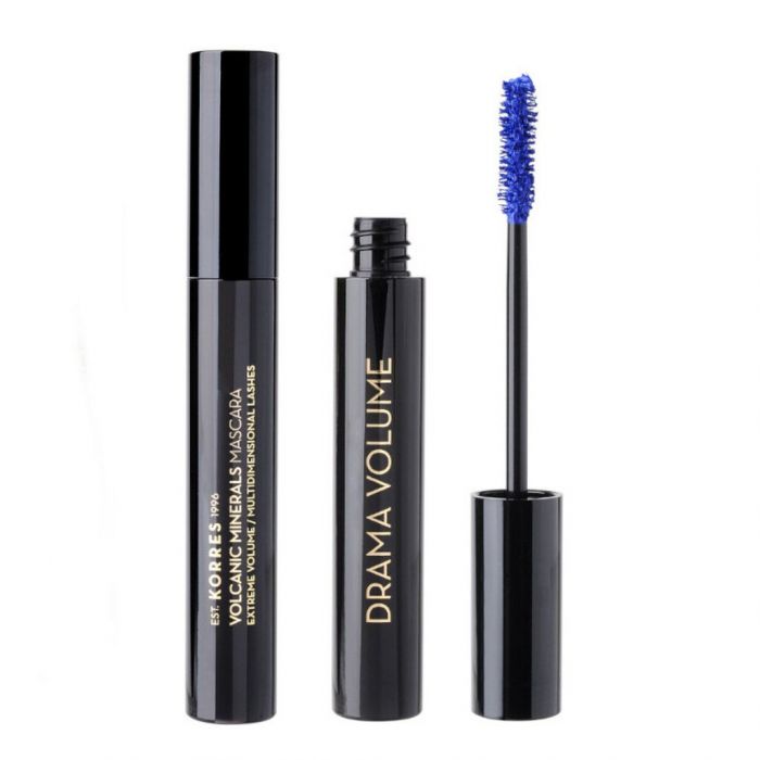 ΜΑΣΚΑΡΑ ΓΙΑ ΟΓΚΟ. Korres, Drama Volume Volcanic Minerals Mascara στην απόχρωση Bright Blue