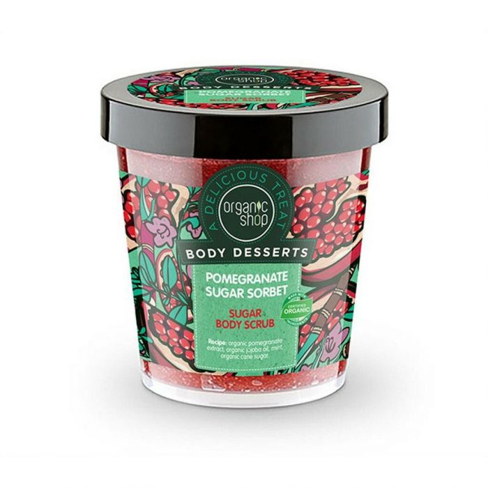 Natura Siberica, Organic Shop Body Desserts Pomegranate Sugar Surbet Sugar Body Scrub