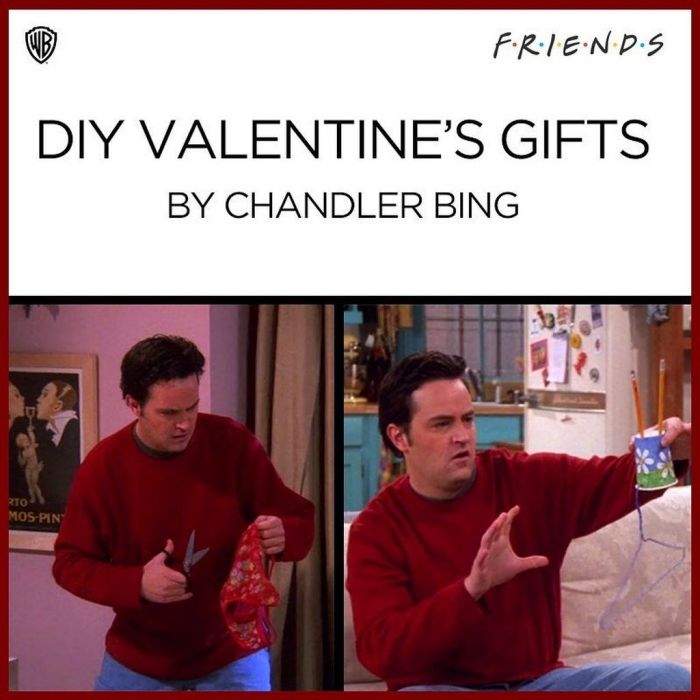 DIY δώρο Αγίου Βαλεντίνου από τον Chandler από τα Φιλαράκια