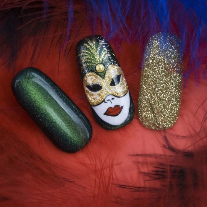 Φτιάξε μόνη σου το πιο εντυπωσιακό nail art για το καρναβάλι 