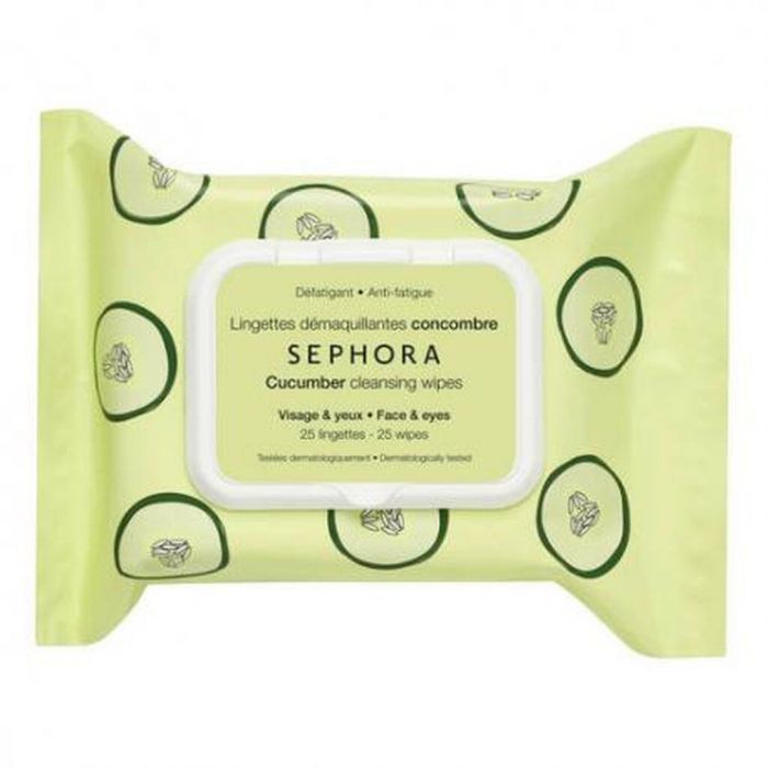 SEPHORA, CUCMBER CLEANSING WIPES