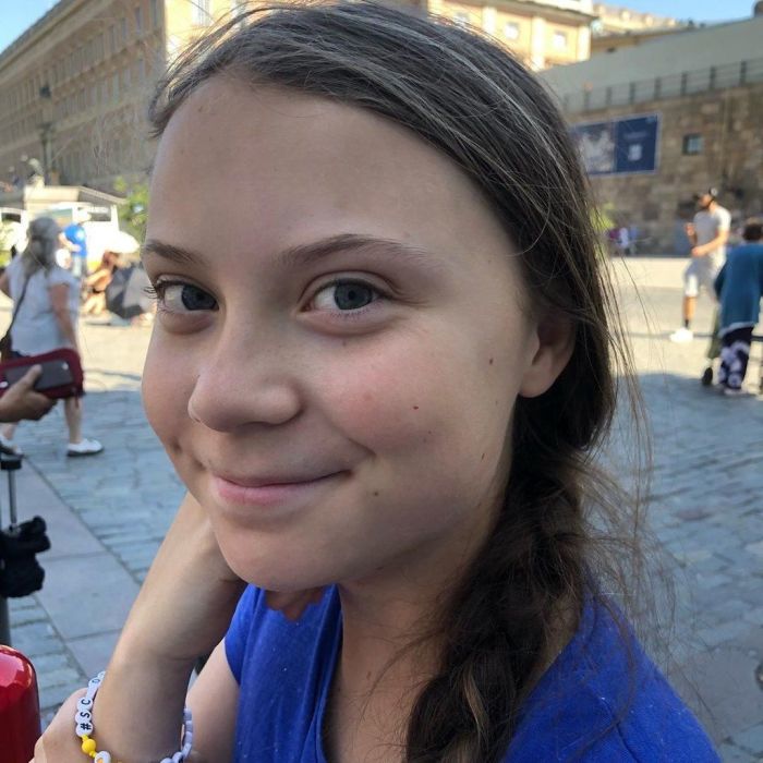 Στις 21 Φεβρουαρίου του 2019, μίλησε στο συνέδριο του προέδρου της Ευρωπαϊκής Οικονομικής και Κοινωνικής Επιτροπής, Jean-Claude Juncker, για την περιβαλλοντική υπερθέρμανση.