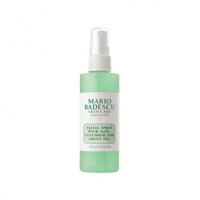 Spray προσώπου. MARIO BADESCU, FACIAL SPRAY ALOE, CUCUMBER GREEN TEA. Αναζωογονεί άμεσα την επιδερμίδα χάρη στην Αλόη, το αγγούρι και τη μέντα που περιέχει.