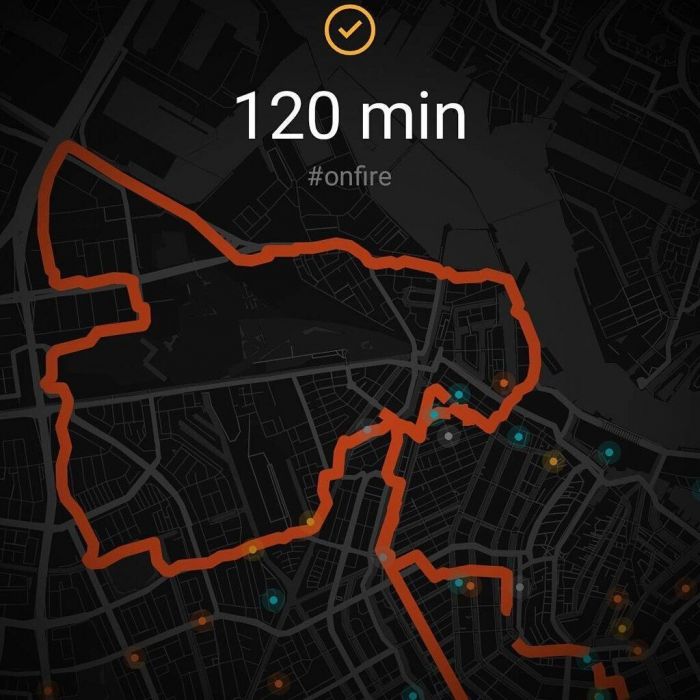 Human: Το app προσπαθεί να σε βάλει στο «τρυπάκι» να κάνεις το λιγότερο 30 λεπτά τρέξιμο την ημέρα. Θα δεις πώς τα πας σε σχέση με άλλους ανθρώπους της πόλης σου και όλου του κόσμου. 