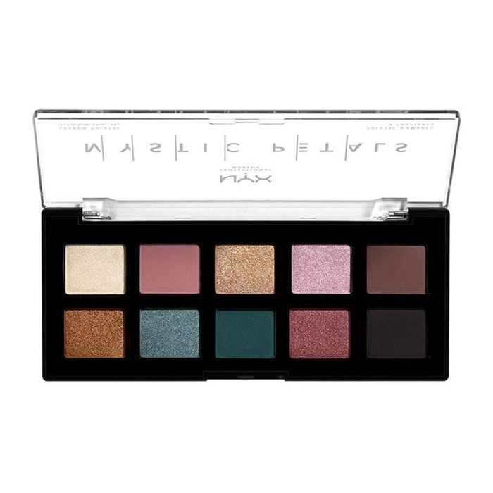 NYX PROFESSIONAL MAKEUP, MYSTIC PETALS SHADOW PALETTE, ΑΠΟΧΡΩΣΗ DARK MYSTIC