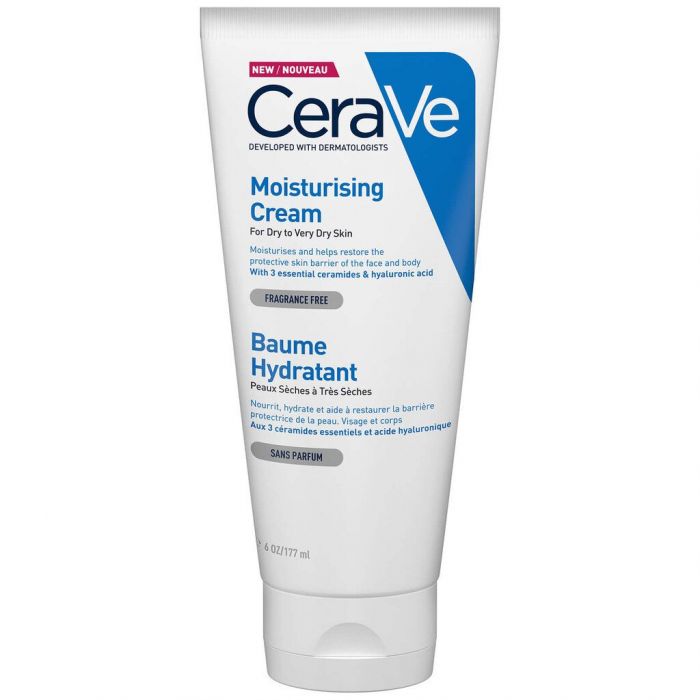 CERAVE, MOISTURISING CREAM 10,45€. Είναι ιδανική για ξηρές, πολύ ξηρές ή και αφυδατωμένες επιδερμίδες. Αναπληρώνει τη χαμένη υγρασία της επιδερμίδας και έτσι η όψη ανανεώνεται άμεσα και το δέρμα δείχνει πιο νεανικό.