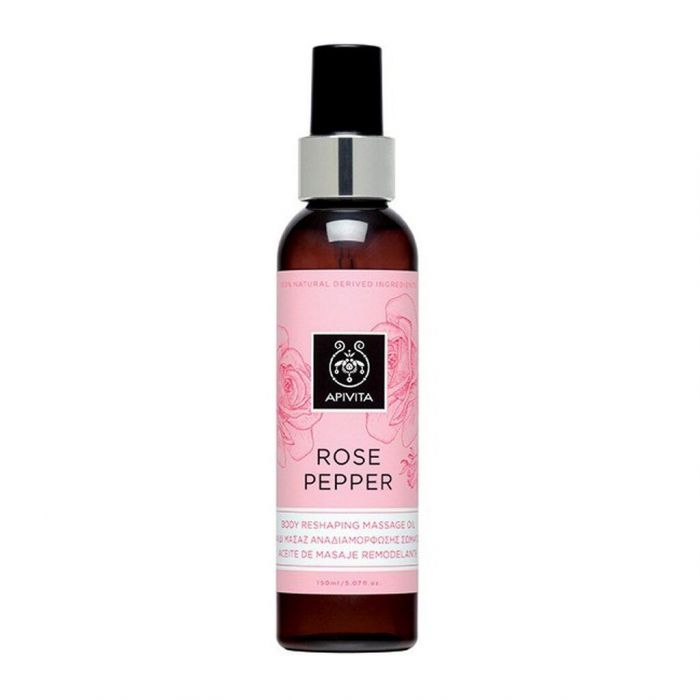 APIVITA, ROSE PEPPER BODY RESHAPING MASSAGE OIL