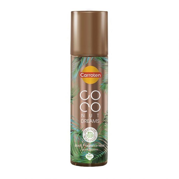 CARROTEN, COCONUT DREAMS BODY FRAGRANCE MIST. Μυρίζει καρύδα, καρύδα και... καρύδα! Επίσης περιποιείται το δέρμα μετά την έκθεση στον ήλιο. Τι άλλο ήθελες; 4,97€ 