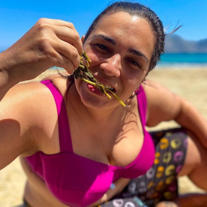 Όπως η συγκεκριμένη από τις διακοπές της. 