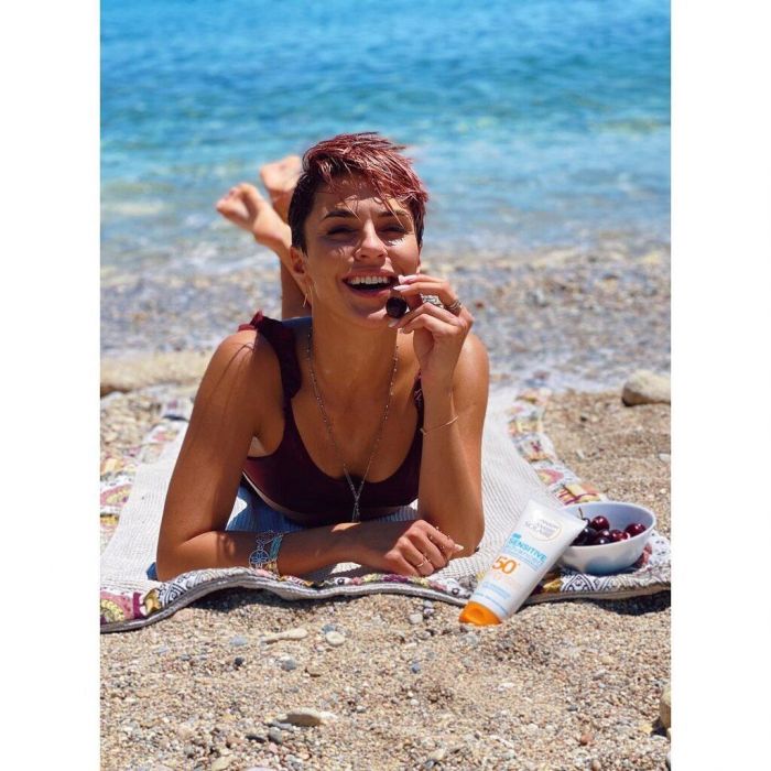 Τον περασμένο Ιούλιο είδαμε την Κάτια με ροζ μαλλιά για πρώτη φορά.