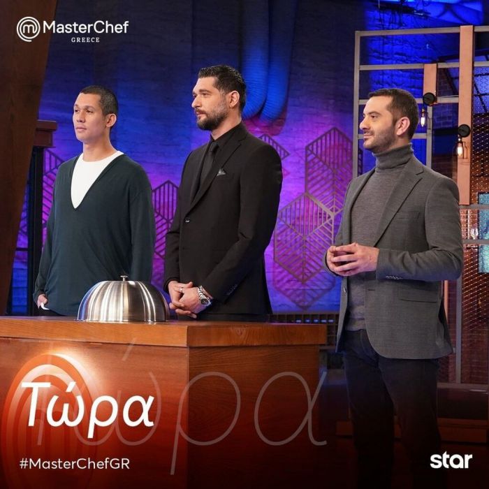 Οι τρεις chef, Σωτήρης Κοντιζάς, Πάνος Ιωαννίδης και Λεωνίδας Κουτσόπουλος δοκίμασαν τα πιάτα 