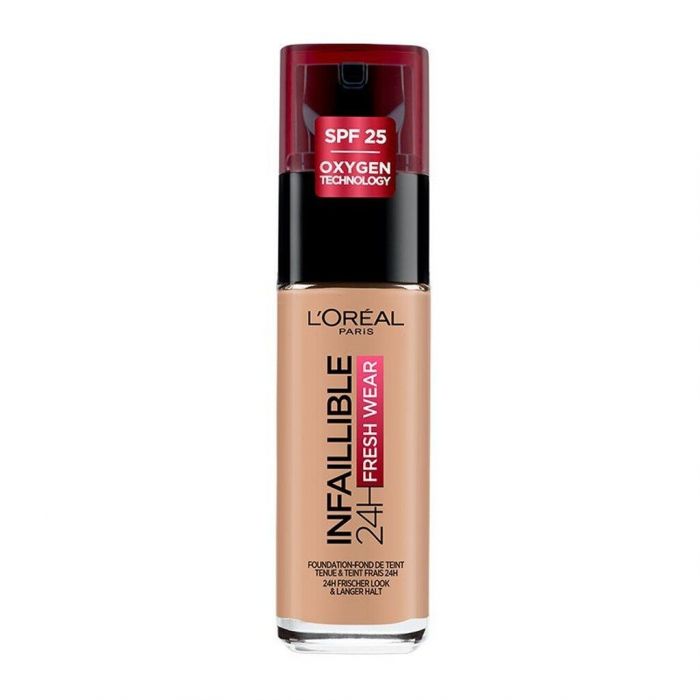L’ORÉAL PARIS, INFAILLIBLE 24H LIQUID FOUNDATION, FOR FULL COVERAGE: Make up για αψεγάδιαστη βάση και πλήρη κάλυψη, που διαρκεί όλο το 24ωρο.