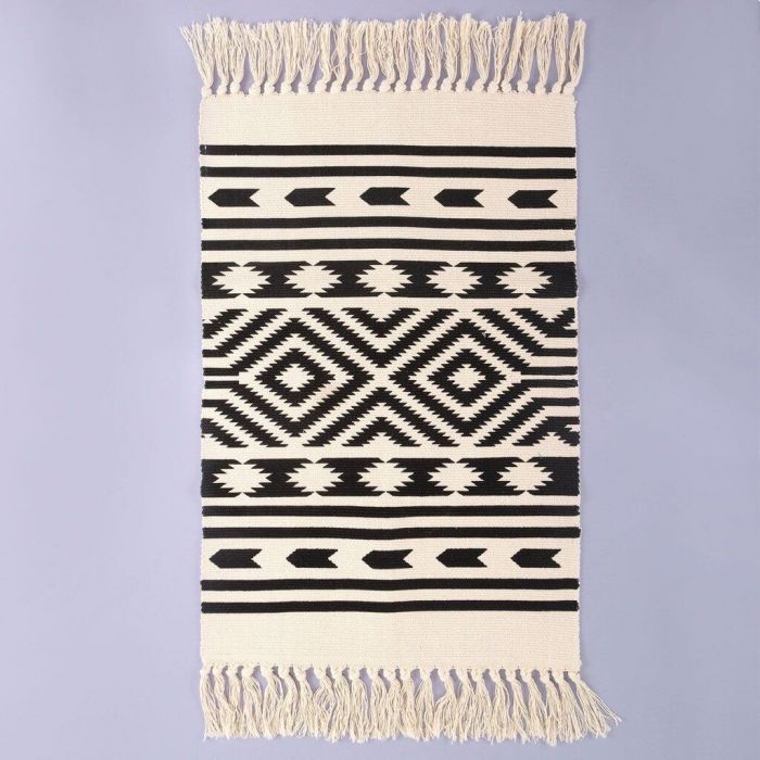 Sentio Χαλί Rhombus White www.plaisio.gr