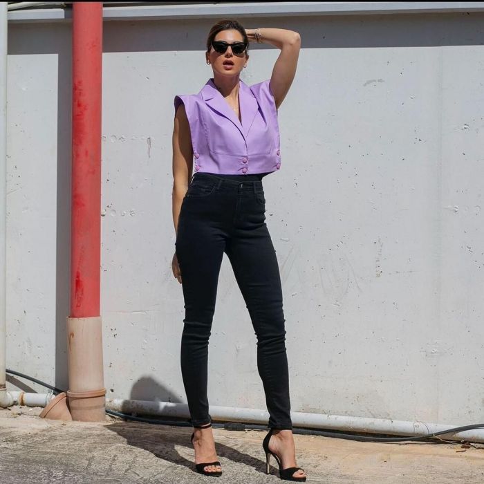 Τα jeans no1 επιλογή το φθινόπωρο- Η Σταματίνα Τσιμτσιλή μας δίνει την έμπνευση (photos)