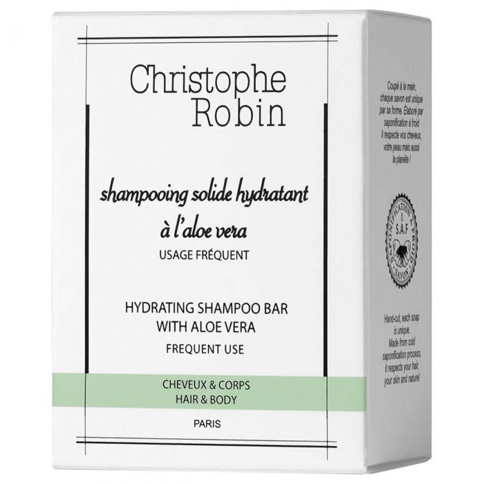 Christophe Robin, Hydrating Shampoo Bar with Aloe Vera