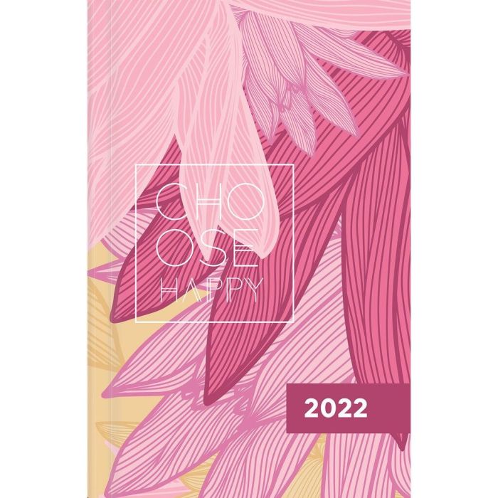  Sentio 2022 Ημερολόγιο Ημερήσιο 17x25cm Happy, plaisio.gr