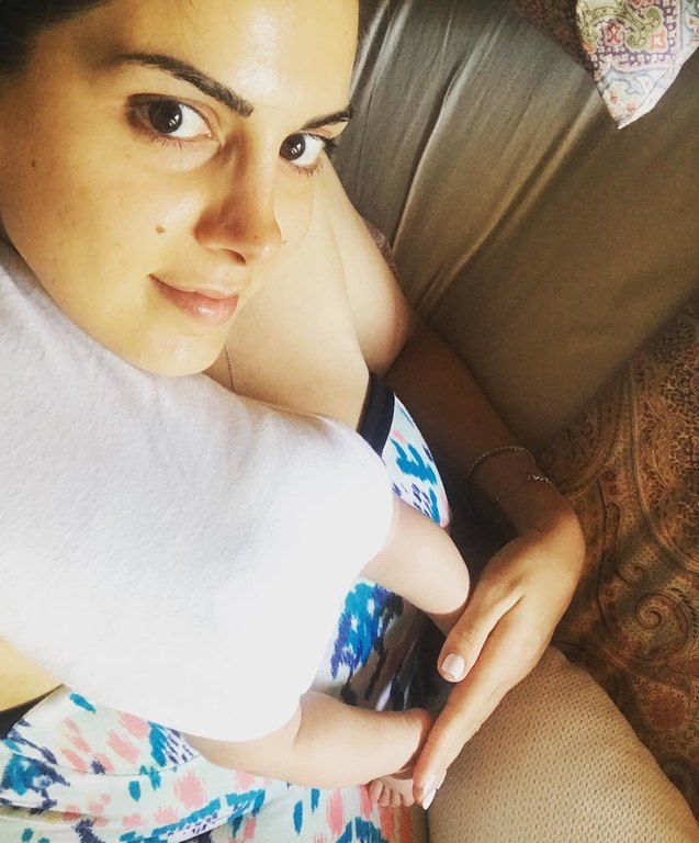 Η Σταματίνα Τσιμτσιλή πόσταρε την πιο όμορφη φωτογραφία με τον νεογέννητο γιο της