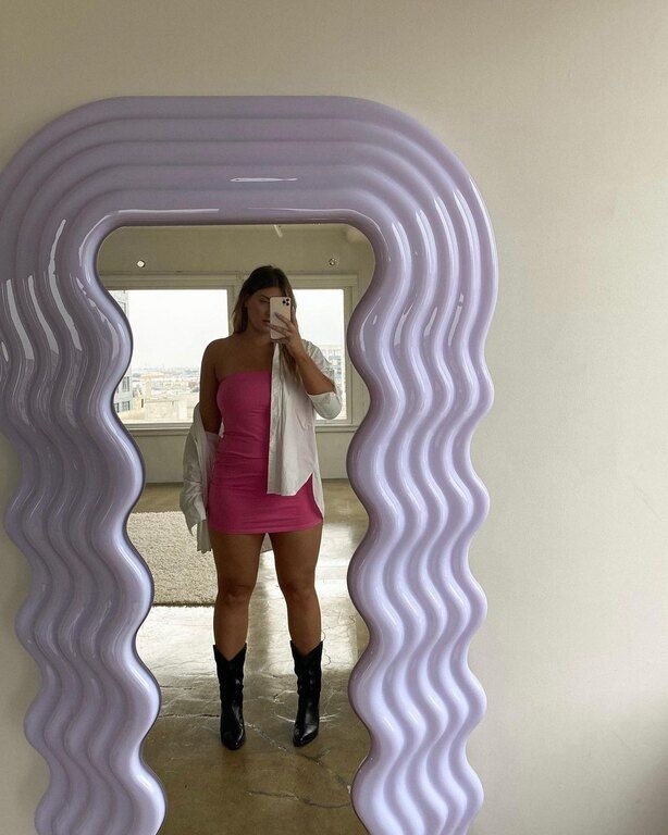 με μινι φόρεμα + πουκάμισο @raeannlangas