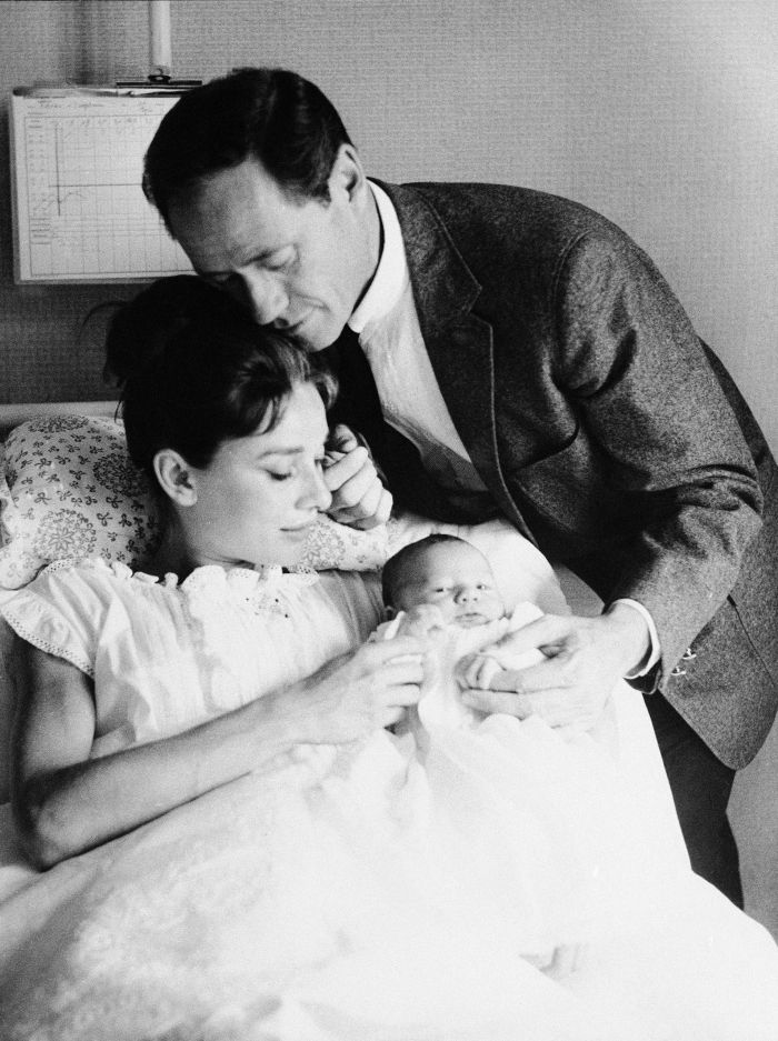 Audrey Hepburn and Mel Ferrer