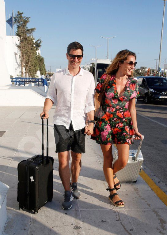 Κάτια Ζυγούλη & Σάκης Ρουβάς: Στη Μύκονο λίγες ώρες πριν κινδυνεύσει το σπίτι τους