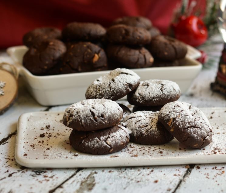Σοκολατένιοι κουραμπιέδες