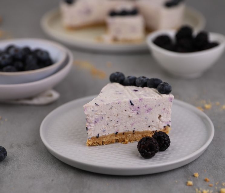 Tάρτα γιαουρτιού με blueberries