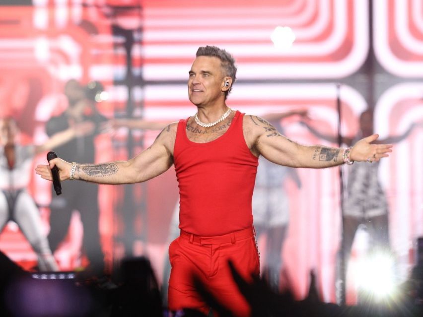 Robbie Williams: Το κατάμεστο Καλλιμάρμαρο, η αφιέρωση στην κυρία Χάιδω και ο Damiano David